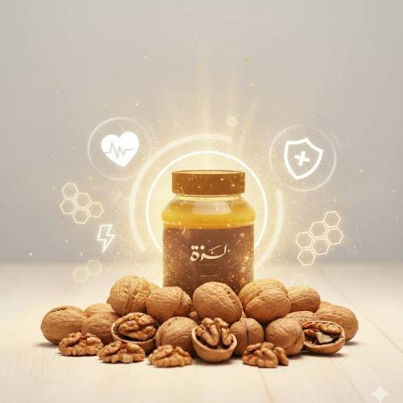 الجوز والعسل: كنز طبيعي لصحة القلب والمناعة والطاقة